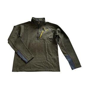 The North Face Dark Green Quarter-Zip Jacket